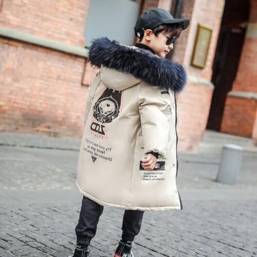6-12 years children clothes Boys Down Jacket Coat Baby winter jacket white duck down jacket Korean boys winter clothes outfit
