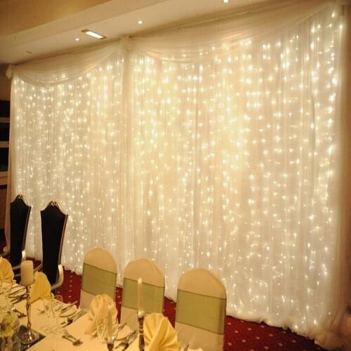 3M x 3M 300 LED Wedding fairy Light christmas garland LED Curtain string Light outdoor new year Birthday Party Garden Decoration
