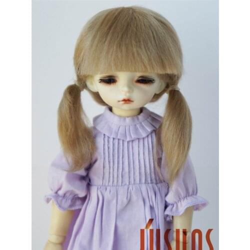 JD060 Fashion braid bjd mohair wig for size3-4inch 4-5inch 5-6inch 6-7inch doll 1/12 1/8 1/6 doll accessories