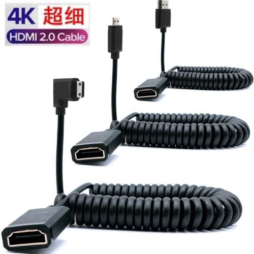 HDMI cable version 2.0 90 degree elbow elbow 4K HD cable computer connected to TV projector cable