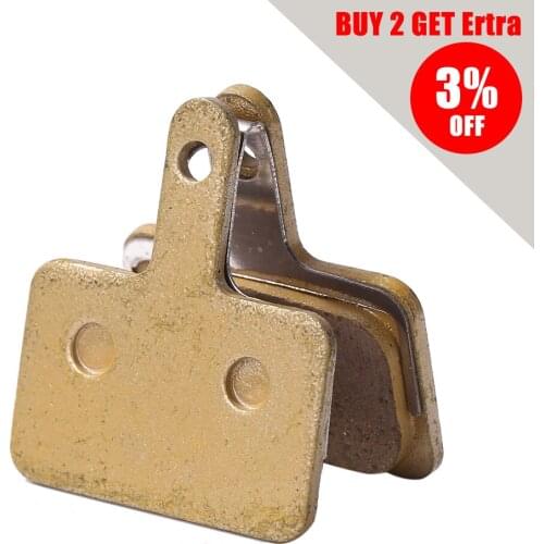 1 Pair Mountain Bike Disc Brake Pads Bicycle Metal Cycling Brake Pad Bicycle Parts MTB Accessories for Shimano M375 M445 M446