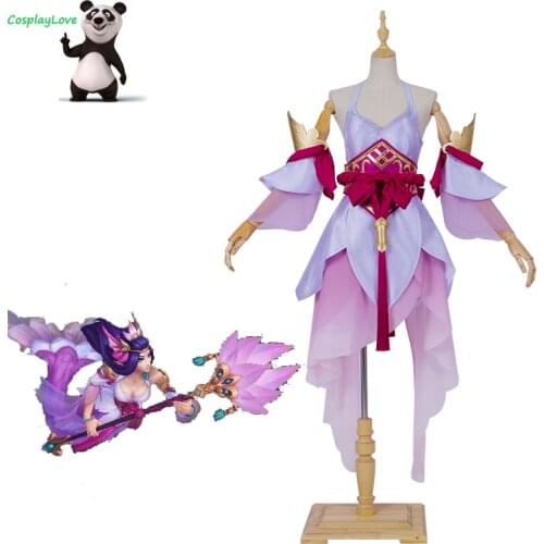 CosplayLove Game LOL Splendid Nami Cosplay Costume Wig Tail Headwear For Christmas Halloween