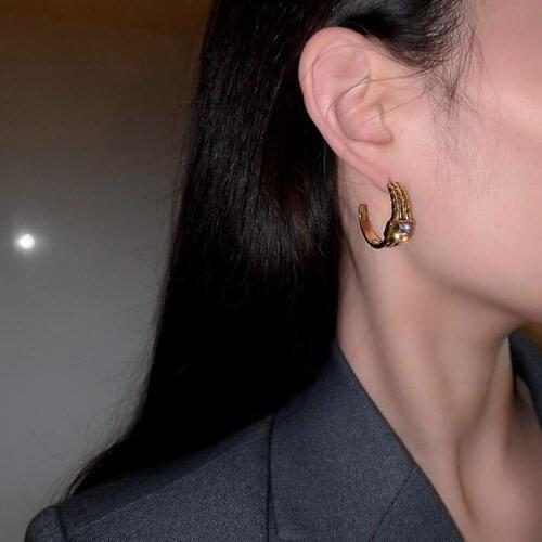 Summer new personality creative geometric earrings luxury fashion prom party earrings for women holiday gift jewelry