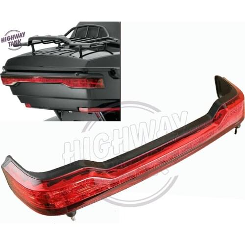 Motorcycle Tour pak LED Brake Taillight Wrap Moto Rear Decoration case for Harley Electra Glide Ultra Classic 2014-2017