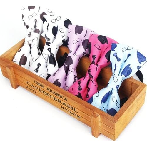 PU Leather Men Bowtie Classic Bow tie For Men Women Bowknot Casual Print Bow Ties Cravats Bowties For Wedding Party Male Tie