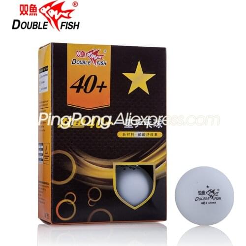 12 Balls Double Fish 1-Star Table Tennis Ball (1st Generation) Plastic Original Doublefish Ping Pong Balls ITTF Approved