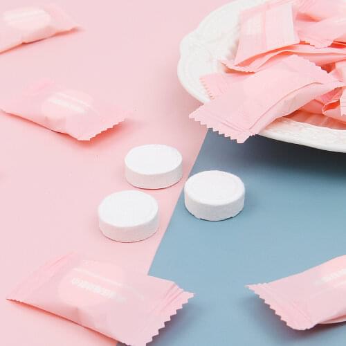 Mini Disposable Cotton Pad Face Mask Paper Natural Compressed Wrapped Towel Masks Makeup Travel Cloth Wipes Beauty Tools