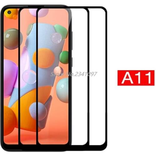 2Pcs Original Protective Glass for Samsung Galaxy A11 Tempered Glass on Samsun A11 A10 A 10 A 11 Safety Screen Protector Film 3D