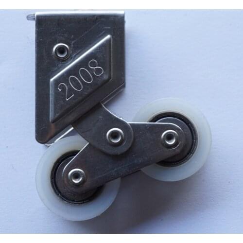Bearing double wheel mute guide wheel for sliding door window pulley door window hardware rail guide wheel roller
