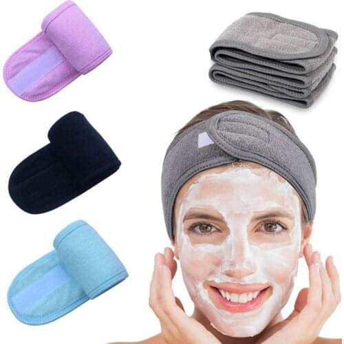 Headbands Velcro Hair Band Multipurpose Girls Adjustable Yoga Headscarf Hairband Mask Make-up Accessories Women