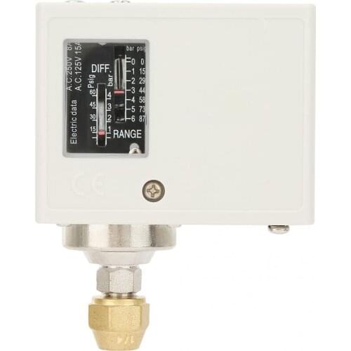 SPC-106E 16.5 Bar Pressure Control Switch SPDT For Air Water 24-380V for Air Liquid Refrigerant New