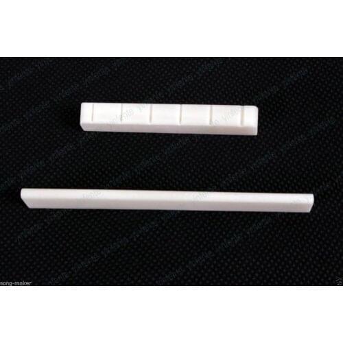 50 set 6 String Classical Guitar Bone Bridge Saddle and Nut