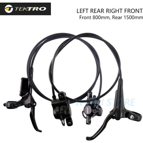 TEKTRO HD-M285 bicycle front/rear brake 800/1500mm with 160/180/203mm hydraulic disc brake mountain bike rotor brake