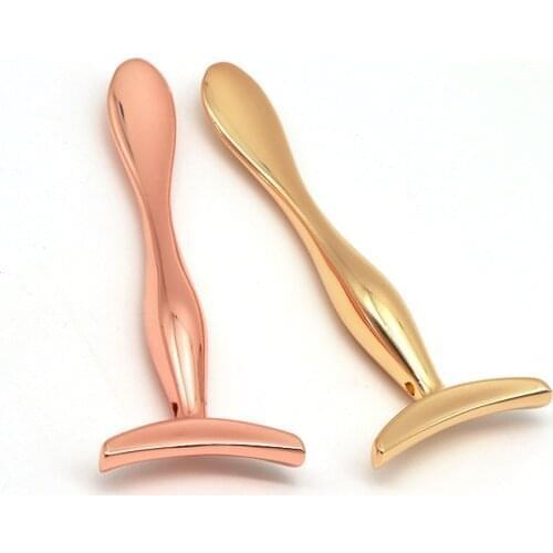 1PC Stainless Steel Neck Wrinkle Cream Massage Stick Beauty Swan Neck Tool For Reduce Puffiness, Anti-Wrinkles, Skin Firming