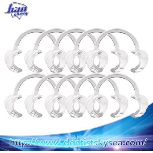 10 PCS white oral opener c-type teeth whitening white oral opener C-medium type