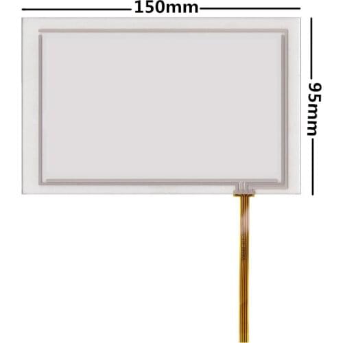 5.8 6 inch 150*95 Resistance screen for Mercedes upgrade car DVD navigation touch screen panel