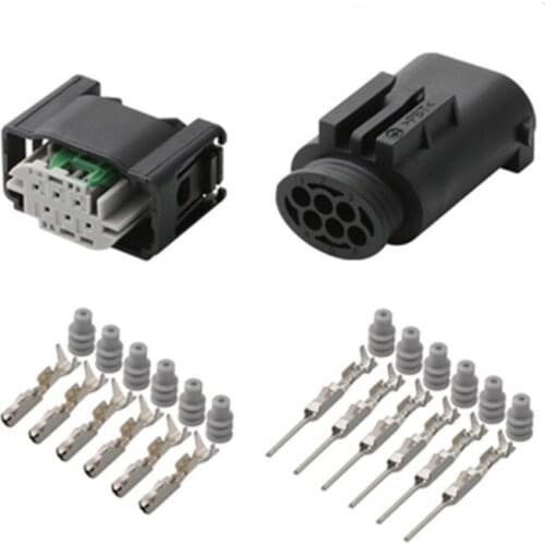 10/20/50/100pcs 6 Way Tyco Accelerator Pedal Plug 1-967616-1 7M0 973 119 For BENZ BMW HyundaiThrottle Valve Sensor Connector