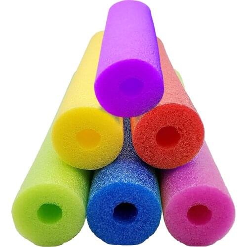 60cm Pool Noodles Durable Hollow Foam Pool Swim Noodles Water Float Aid Woggle Swimming Floating Foam Sticks For Swim Pool