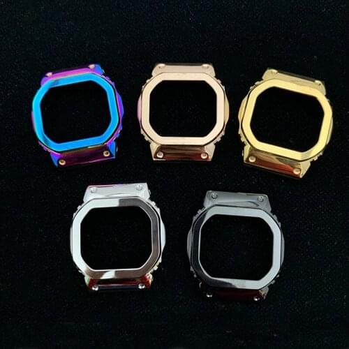 Stainless steel 316L Pvd plated DW5600 stainless steel watch bezel