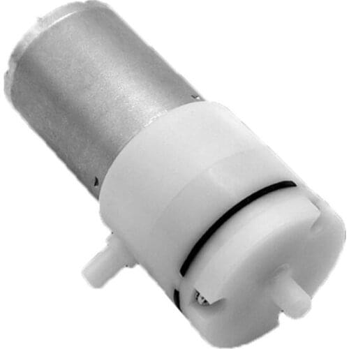 DC12V 370 Electric Micro Diaphragm Vacuum Air Pump Low Noise Mini Booster DIY Replacement for Drinking Equipment Beauty Device