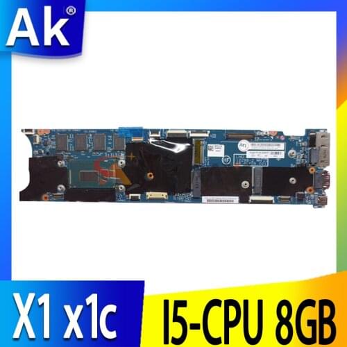 For Lenovo ThinkPad X1 x1c Carbon notebook PC motherboard I5 4200 i5 4300 LMQ-1 MB 12298-2 I5 8G Quality 100% Fully Tested
