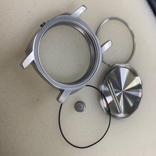 For ETA 6497 6498 Movement 47mm 316L Stainless Steel Watch Case PVD Replacement Part