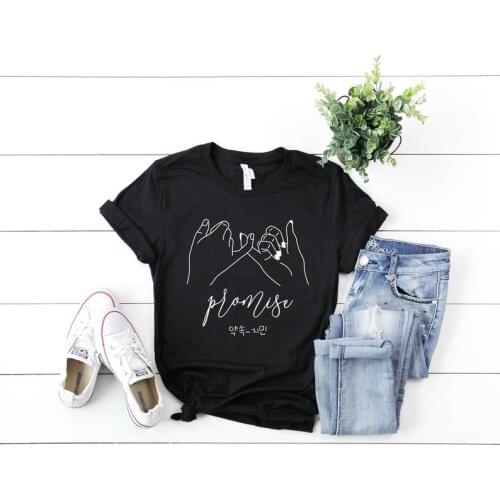 Skuggnas New Arrival Promise Shirt Promise T-Shirt Promise Jimin Park Jimin Tee Short Sleeve Fashion t shirts drop shipping