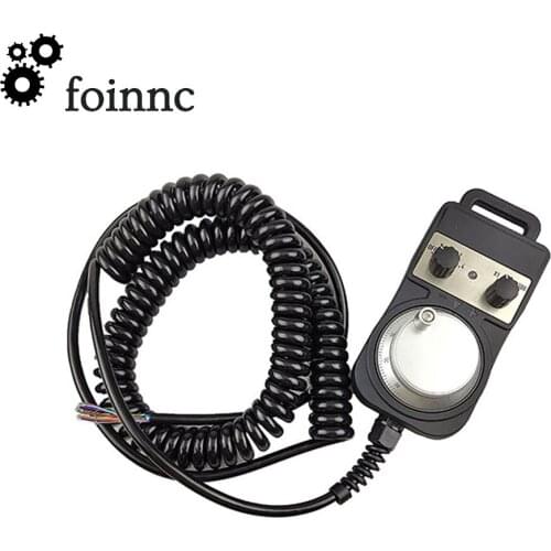 CNC Pulse Generator 4/6axis MPG Pendant Handwheel For Siemens MITSUBISHI FANUC LNC SYNTEC System 5V Manual Pulse Generator