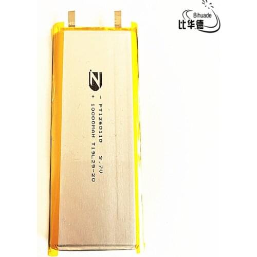 Good Qulity 2020 Pure batteries 3.7V,10000mAH,1260110 Polymer lithium ion / Li-ion battery for TOY,POWER BANK,GPS