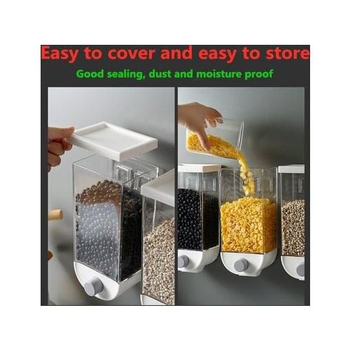 Food Storage Box, Kitchen, Wall Mounted Storage Tank, Plastic Container, Food Storage, Airtight Container