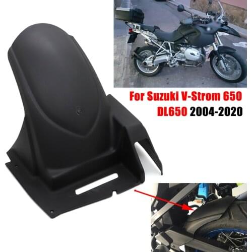 Motorcycle Mudguard Rear Fender For Suzuki VStrom V-Strom 650 DL650 2004 - 2020 2019 2018 2017 XT DL 650 VStrom650 Mudflap Guard