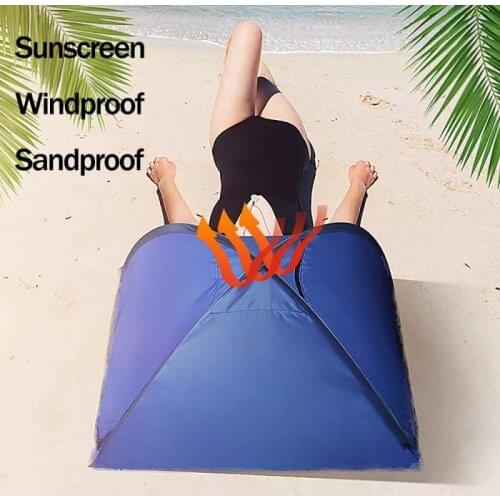 1PC Mini Sunbathing Head Tent Windproof Sand Proof Canopy For Head Pops Up Beach Sun Shade Tents Portable Sun Shelter Outdoor