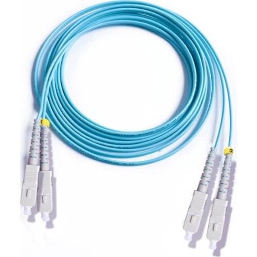 OM3 SC/UPC-SC/UPC 5pcs/lot Multi-Mode OM3 Fiber Cable Multimode Duplex Fiber Optical Jumper Patch Cord 3M 5M 10M 15M