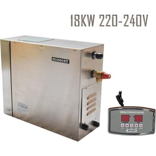 Free shipping Stainless steel 18KW220-240V 50HZ STEAM GENERATOR CONTROLLABLE TEMP SHOWER SAUNA BATH CE APPROVED WHOLESALE,CE