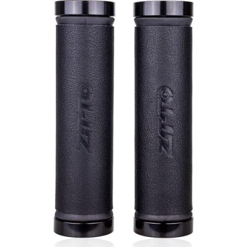 ZTTO Bicycle Handlebar Cover Style Hand Stitch Grips Handle Grips Bar End Non-Slip Lock Fiber Leather Bicycle Grip