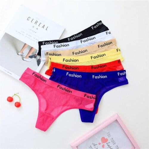 Sexy Lace Thongs New Fashion Women Underwear Thong T-back Female Underwear For Woman Underwear G-String Full Lace Flexible Waist