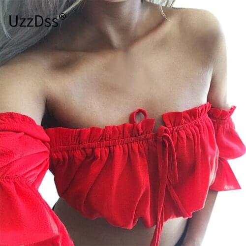 Женские летние топы UZZDSS China At AliExpress