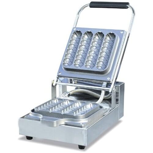 Single plate egg waffle maker waffle baker hot dog maker waffle iron