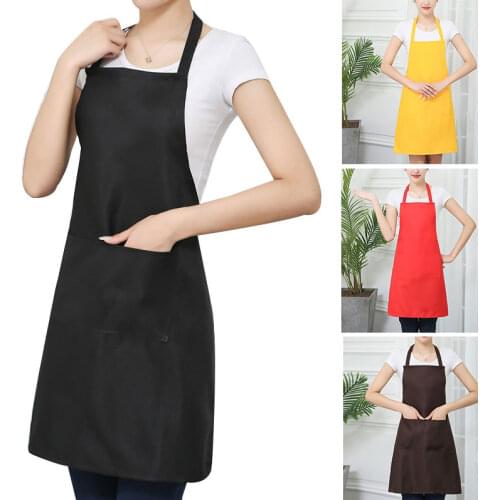Waterproof Oil Cooking Apron Chef Aprons for Women Men Kitchen Bib Apron Idea for Dishwashing Cleaning Painting JS22