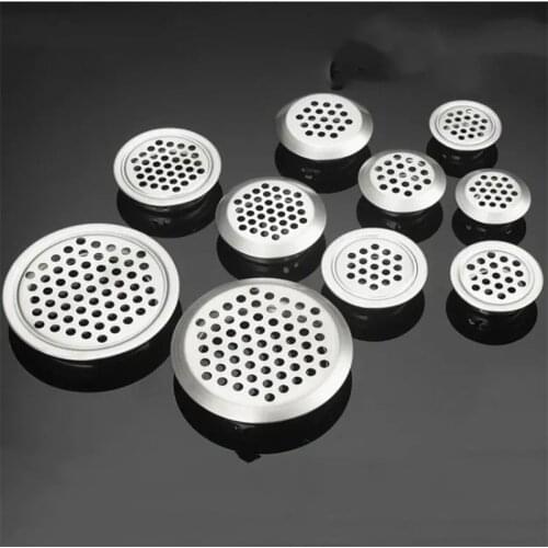 Stainless Steel Mesh Breathable Hole 5 Size Cupboard Heat Dissipation Ventilation Doors and Windows Breathing Hole Stop E11963