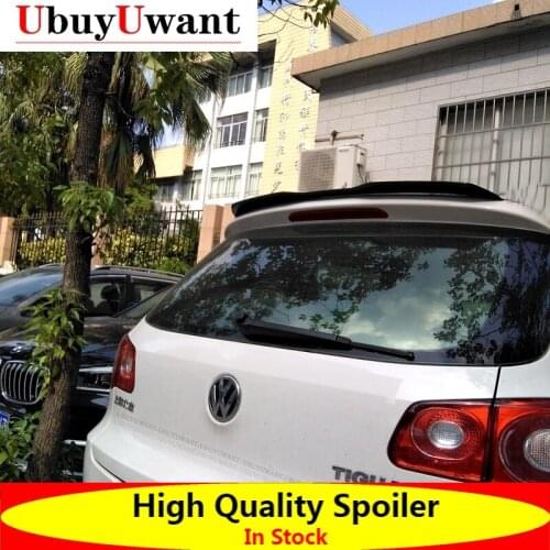 Rear Roof Lip Spoiler For Volkswagen Tiguan 2010-2017 Hatchback Spoiler High Quality ABS Glossy Black Car Tail Wing Decoration