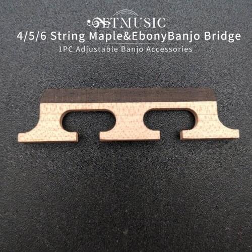 Maple Ebony 4/5/6 String Bridge Banjo Bridge Banjo Parts