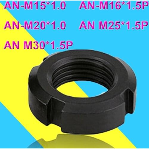 1PC DIN981 M15 M16 M20 M25 M30 Round Four Slot Nut GB812
