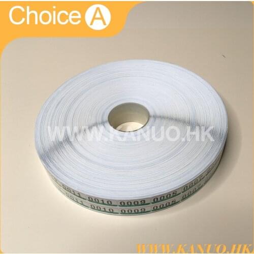 1 x 5000 pairs Brand new Twin Check labels No. 0001 - 5000 for Noritsu & Fuji negative minilabs show as the photo