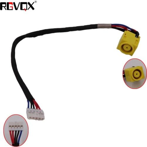 5Pcs/lot New DC Power Jack Cable for LENOVO Ideapad B590 (with cable) PJ572 DC Laptop Socket Connector