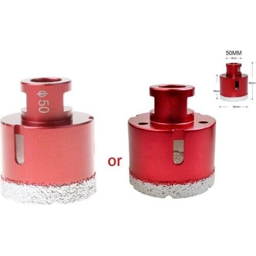 6-75mm M14 Vacuum Brazed Drill Bit High Hardness Less Resistance Hole Saw Cutter for Marble Concrete Ceramic Tile Retailsale