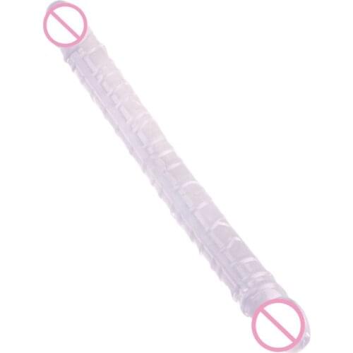 68UD Realistic Long Dildo Sex Toys with Double Heads G-spot Plug Adult for Women Lesbian