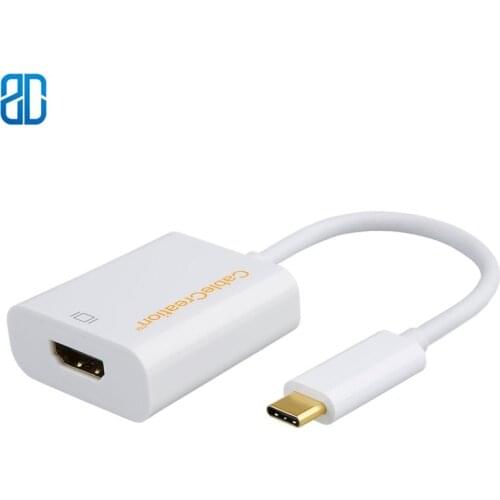 USB C to HDMI 4K Adapter, CableCreation USB Type C to HDMI Thunderbolt 3 Compatible, Compatible with MacBook Pro 2019/2018/2017