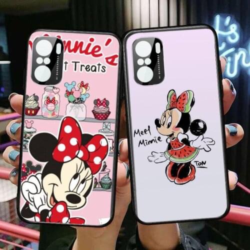 Minnie Mouse Life Phone Case For xiaomi redmi POCO F1 F2 F3 X3 Pro M3 9C 10T Lite NFC Anime Black Cover Silicone Back Prett mi 1