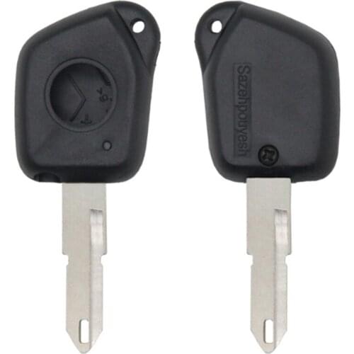 DAKATU 1 Button Key Remote Car Case Shell Fob For Peugeot 106 205 206 306 405 406 Replacement Auto Key Cover Fob
